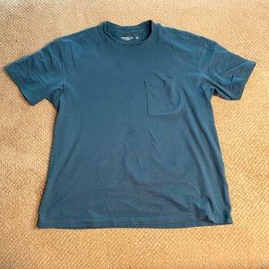 Teal Blue Abercrombie Oversized Shirt Small